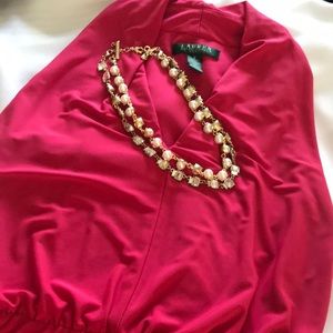 Hot pink maxi